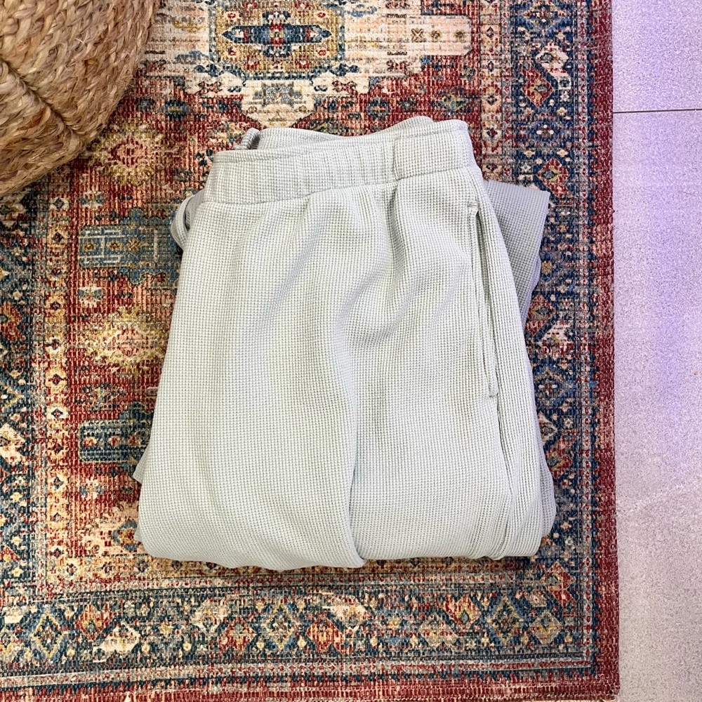 Light blue Knit sweatpants